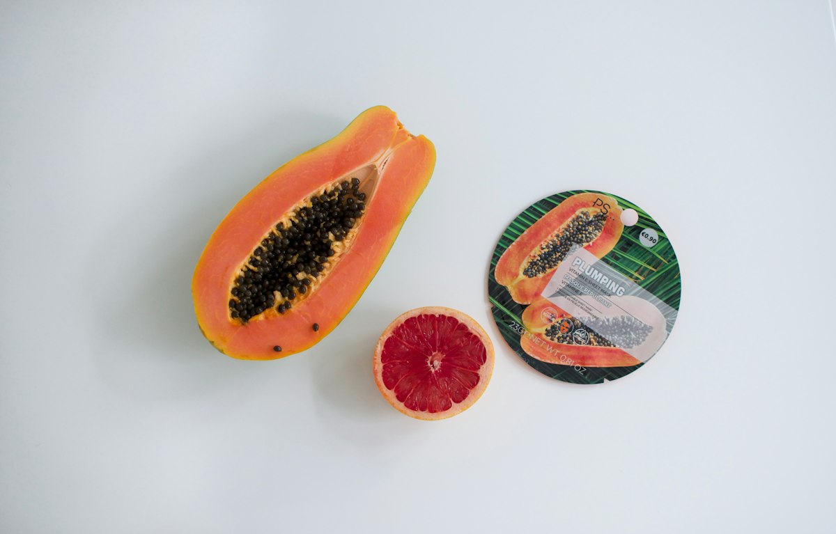 Arroz con semillas de papaya de Brasil