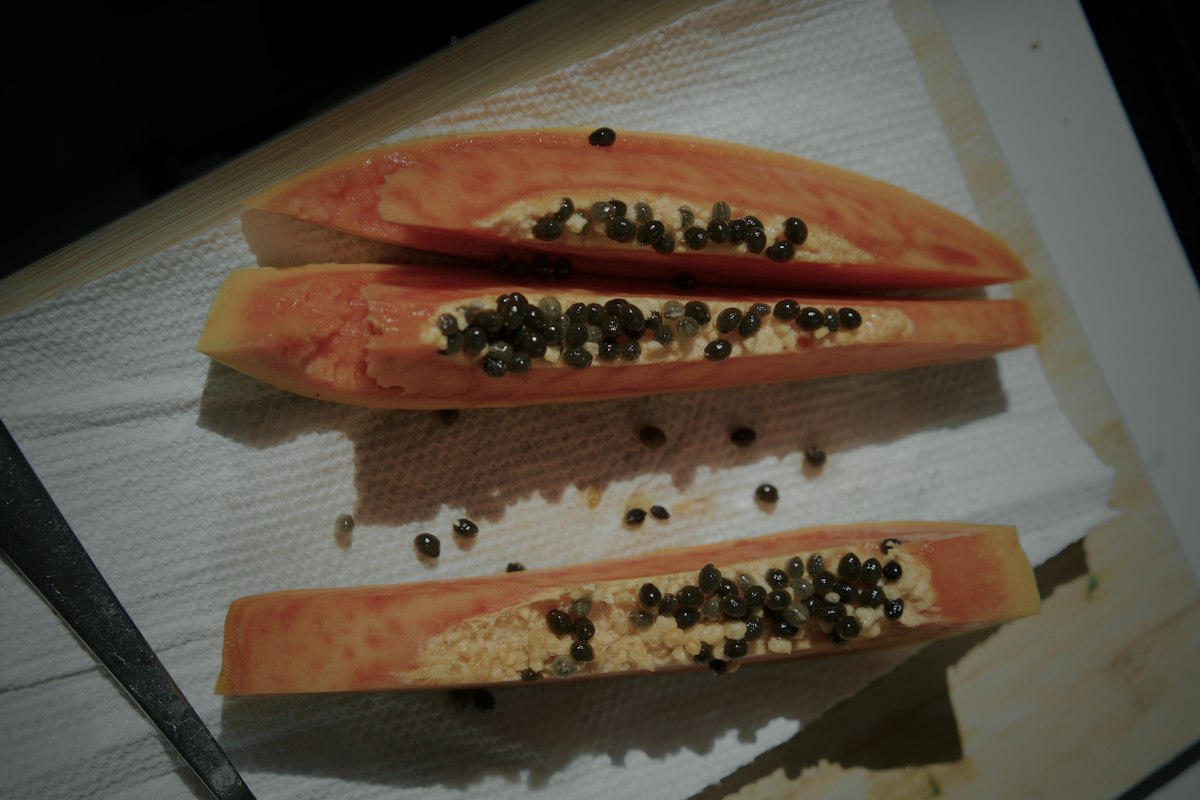 Marinadas para carnes con semillas de papaya